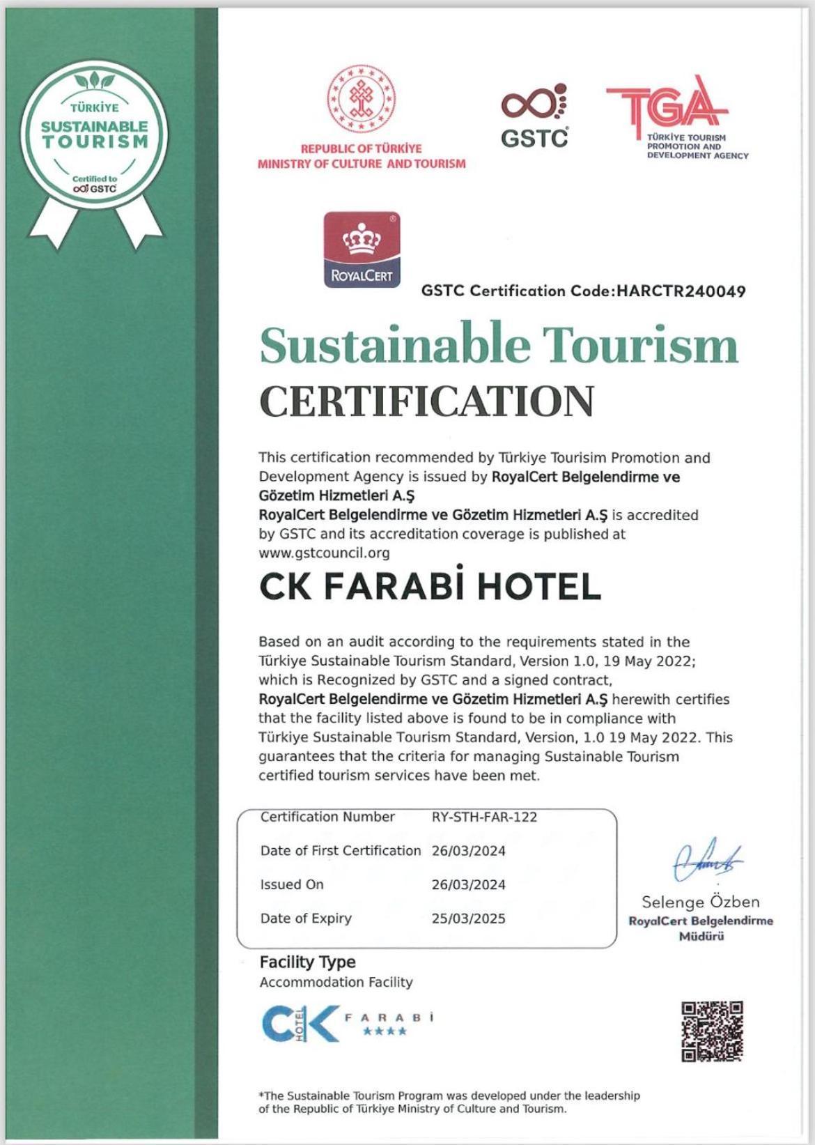 Hotel Ck Farabi Ankara